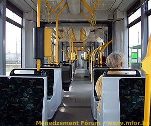 Egy poznani Combino belülről.