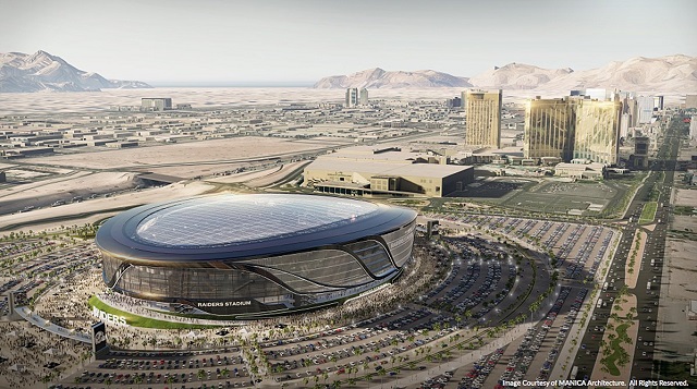 Nem akármilyen lesz ez a vegasi stadion 500 milliárdból