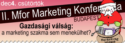 II. Mfor Marketing Konferencia /2008/ - Gazdasági válság: a marketing szakma sem menekülhet?