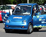 2009-ben egy amerikai, indiai kisautó, a Reva a Városligetben