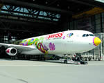 A Swiss Air összemázolt repülője